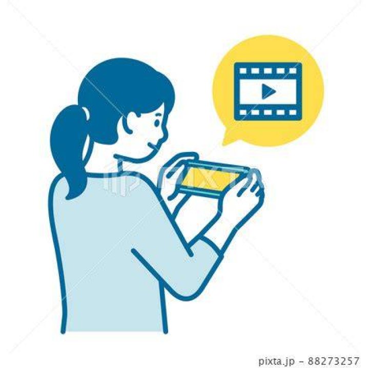 女性向け無料動画をスマートフォンで視聴するイメージ