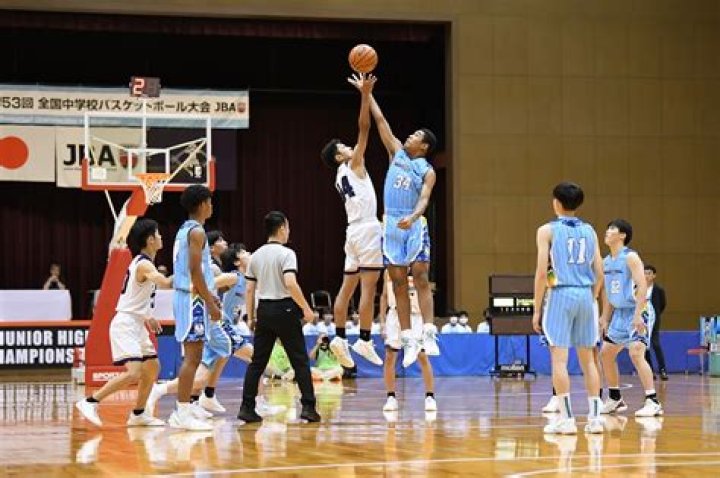 秋田県の中学バスケットボールの試合イメージ